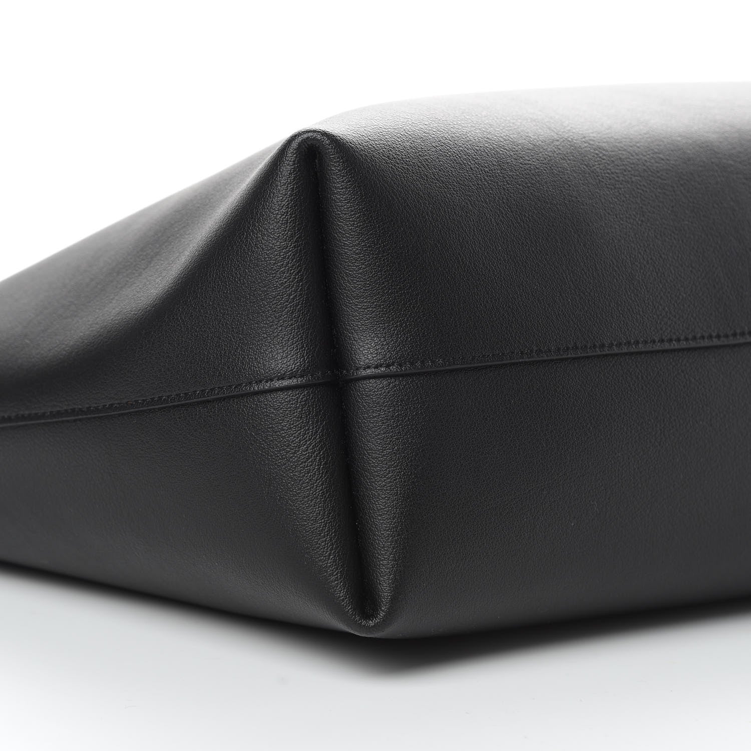 Saint Laurent Calfskin Large Shopping Tote Black 10 of 11