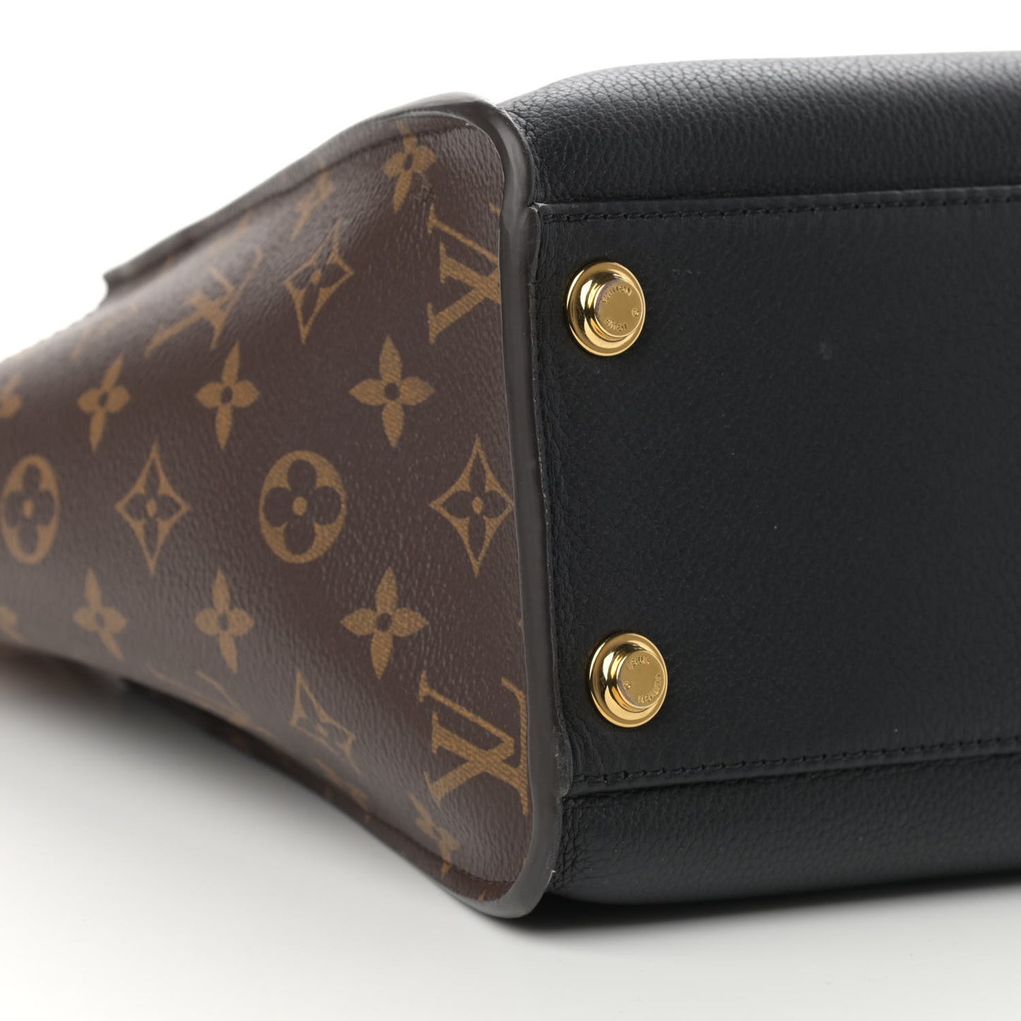 Calfskin Monogram On My Side Black
