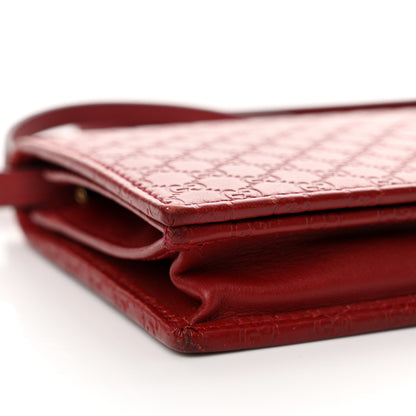 Gucci Microguccissima Crossbody Wallet Red 8 of 13