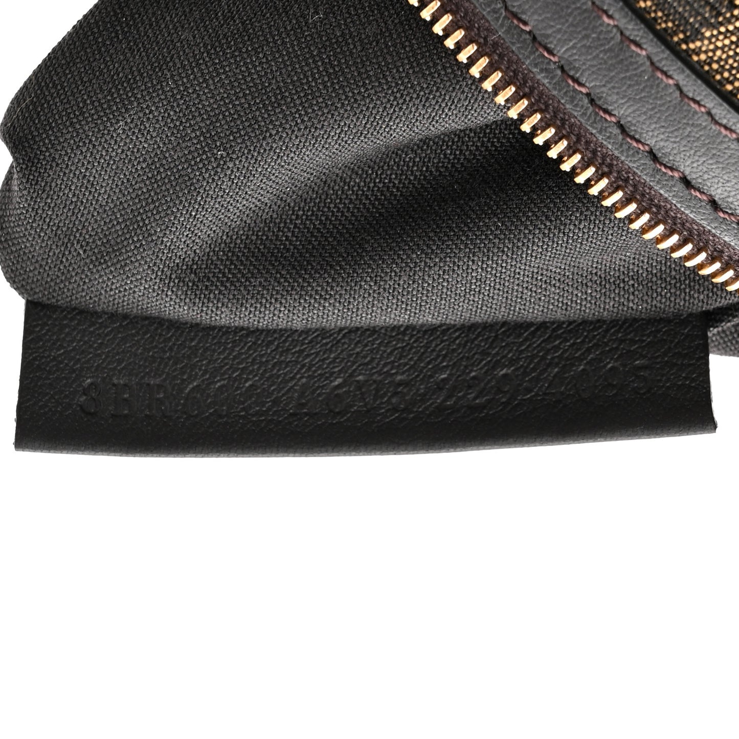 Fabric Jacquard FF 1974 Medium Baguette Tobacco Moro Black