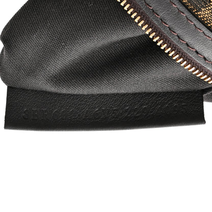 Fendi Fabric Jacquard FF 1974 Medium Baguette Tobacco Moro Black 7 of 10