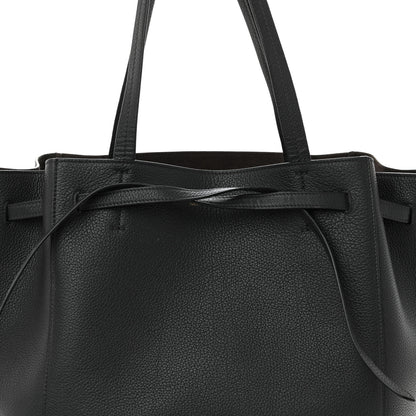 Celine Soft Grained Calfskin Small Belt Cabas Phantom Grey 7 of 14