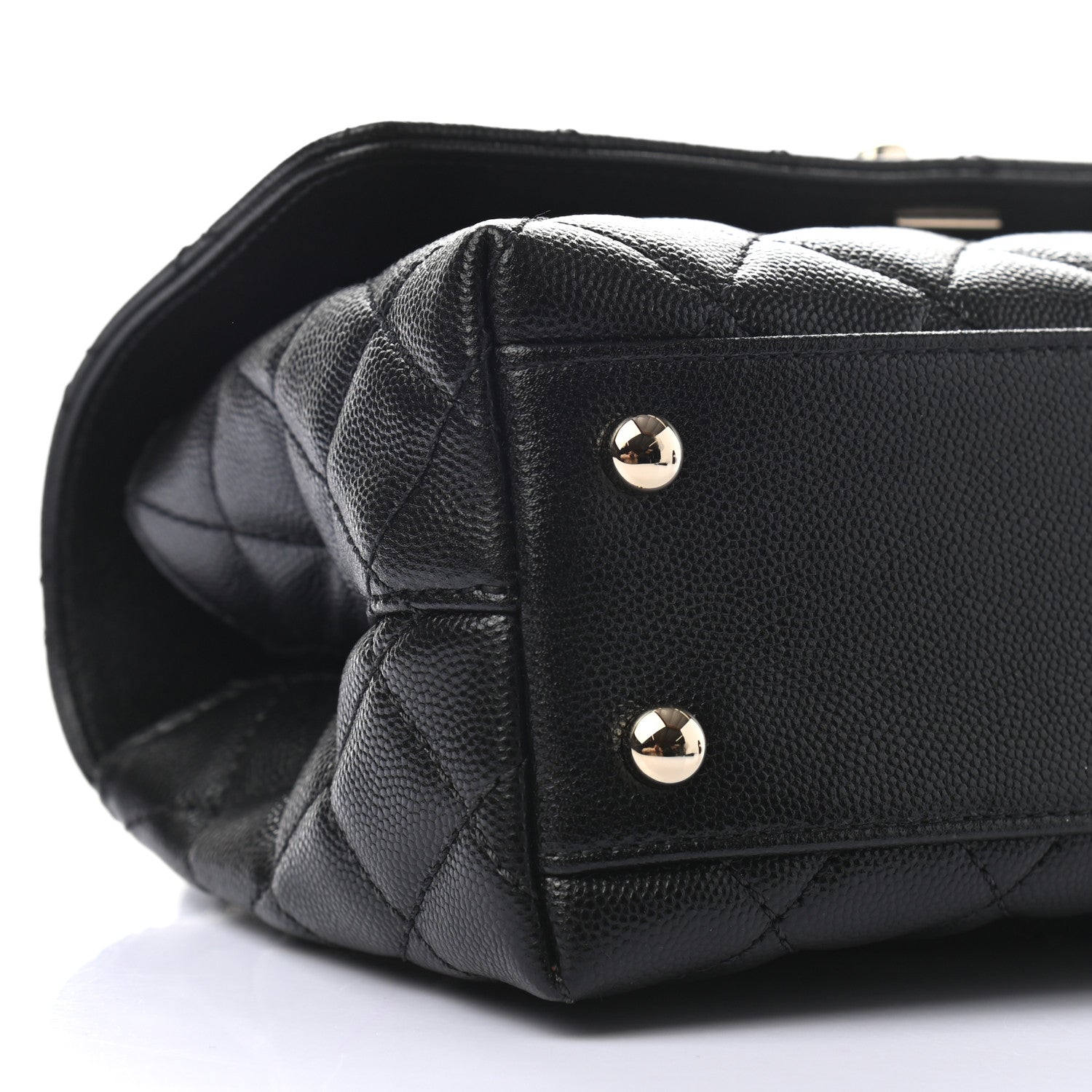 Chanel Caviar Quilted Mini Coco Handle Flap Black 8 of 9