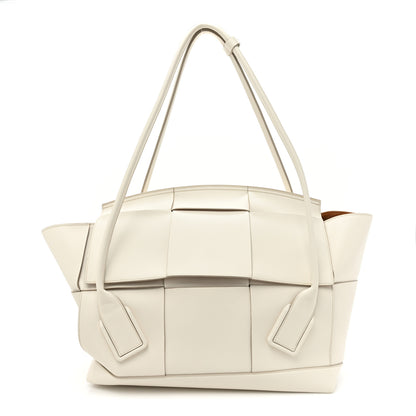 Bottega Veneta French Calfskin Maxi Intrecciato Large Arco Bianco 1 of 13