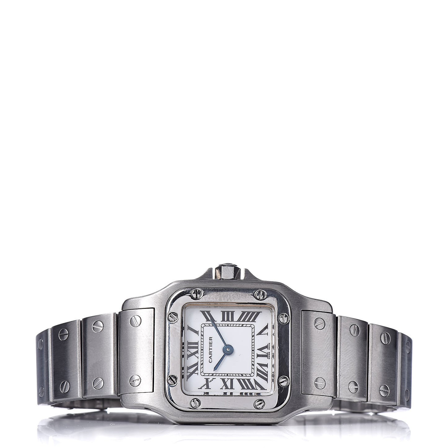 Stainless Steel 24mm Santos de Galbee Quartz Watch