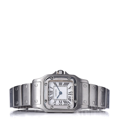 Cartier Stainless Steel 24mm Santos de Galbee Quartz Watch 3 of 6