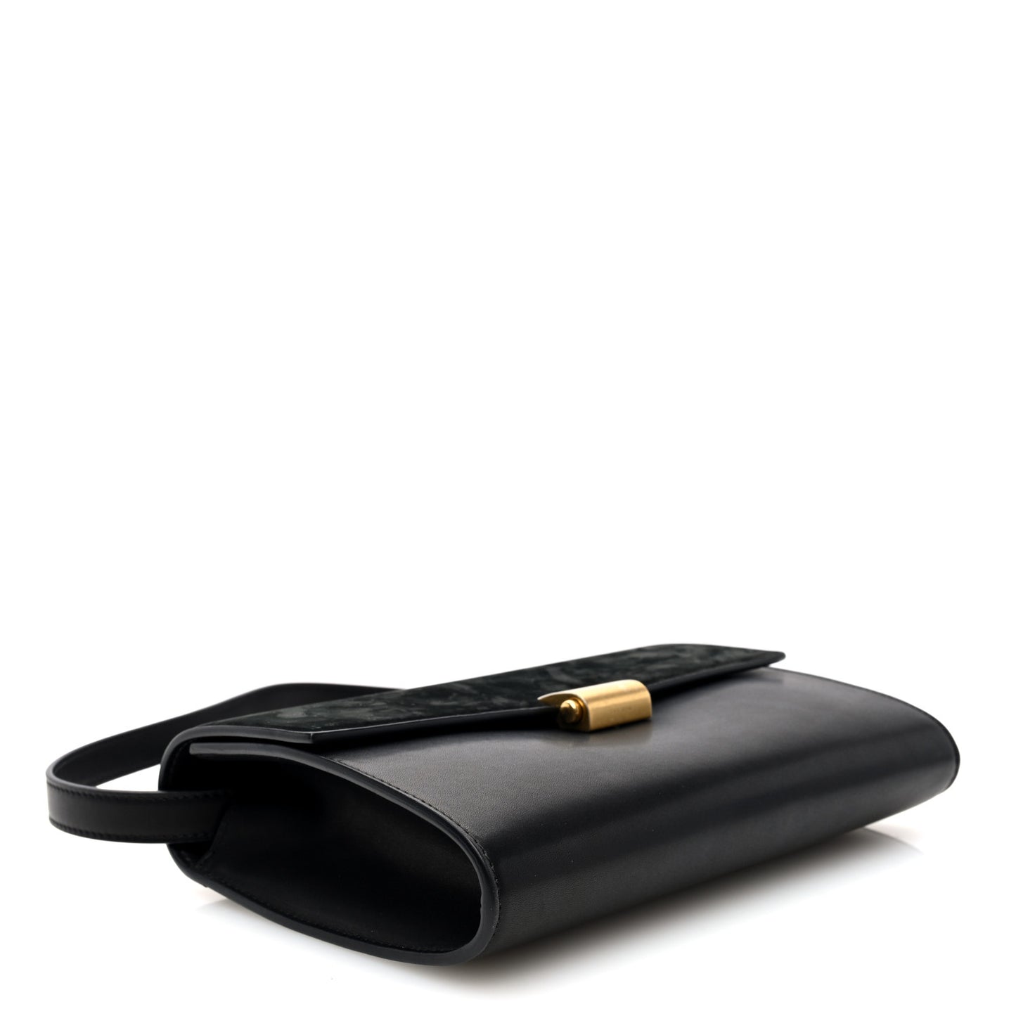 Calfskin Suede Laurie Crossbody Black