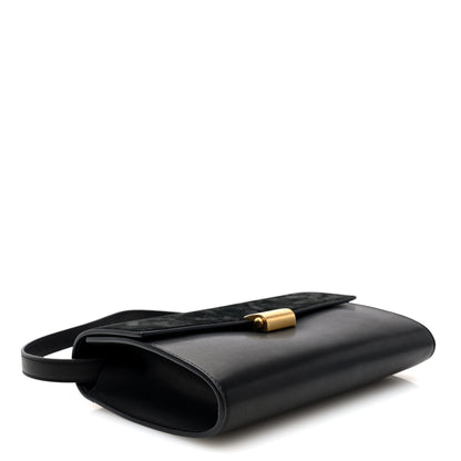 The Row Calfskin Suede Laurie Crossbody Black 4 of 9