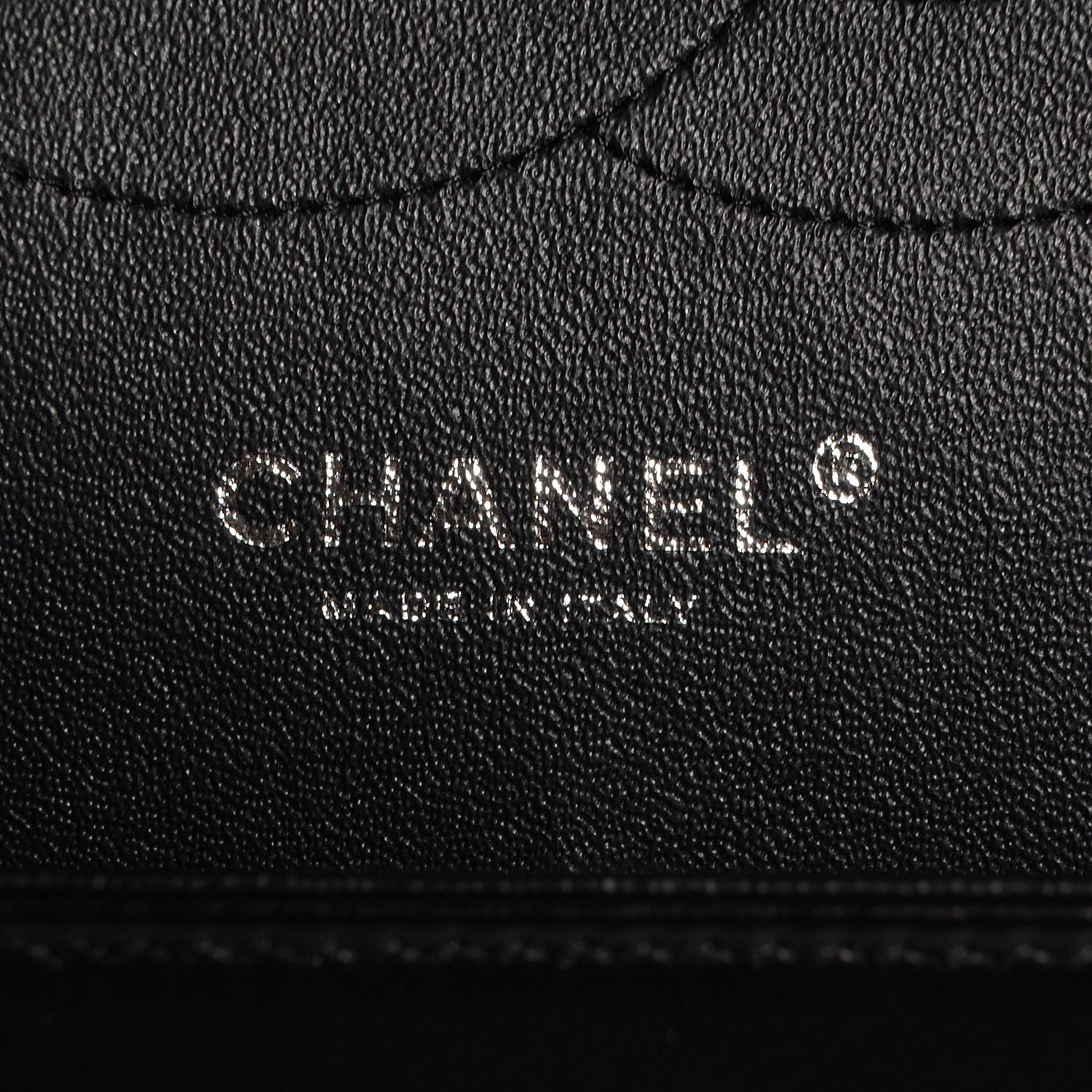 Chanel Lambskin Chevron Quilted Jumbo Double Flap So Black 8 of 10