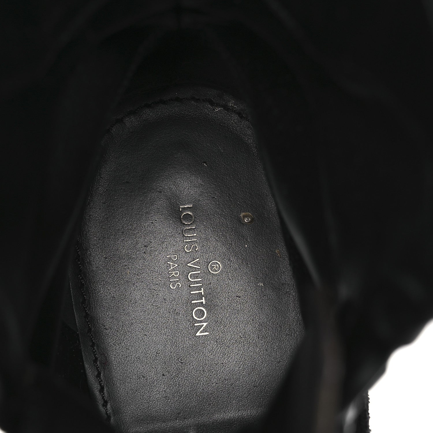 Louis Vuitton Suede Calfskin Monogram World Tour Platform Desert Boots 36.5 Black 9 of 14