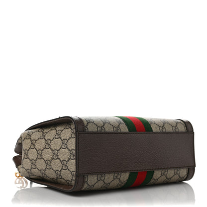 Gucci GG Supreme Monogram Small Ophidia Tote Bag Brown 4 of 10
