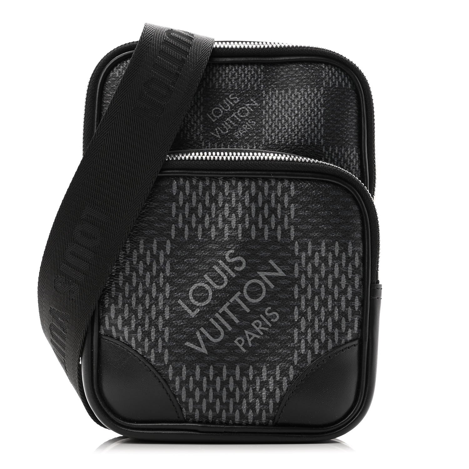 Louis Vuitton Damier Graphite 3D Amazone Sling Bag Black 1 of 9