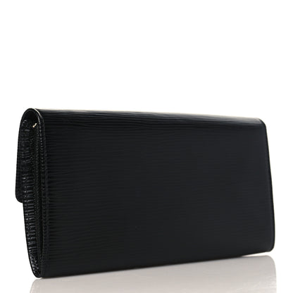 Louis Vuitton Epi Sarah Wallet Black 3 of 7