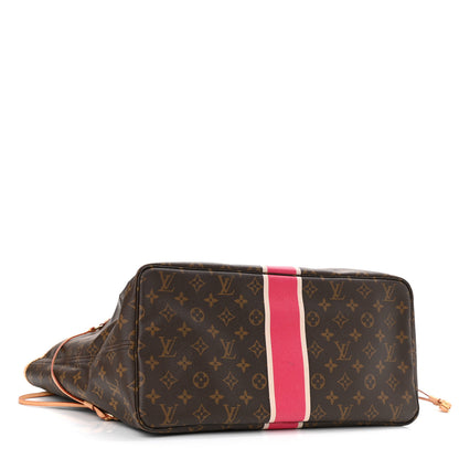 Louis Vuitton Monogram My LV Heritage Neverfull GM Fuchsia White 4 of 13