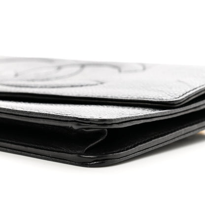 Chanel Caviar Timeless CC Wallet on Chain WOC Black 11 of 11