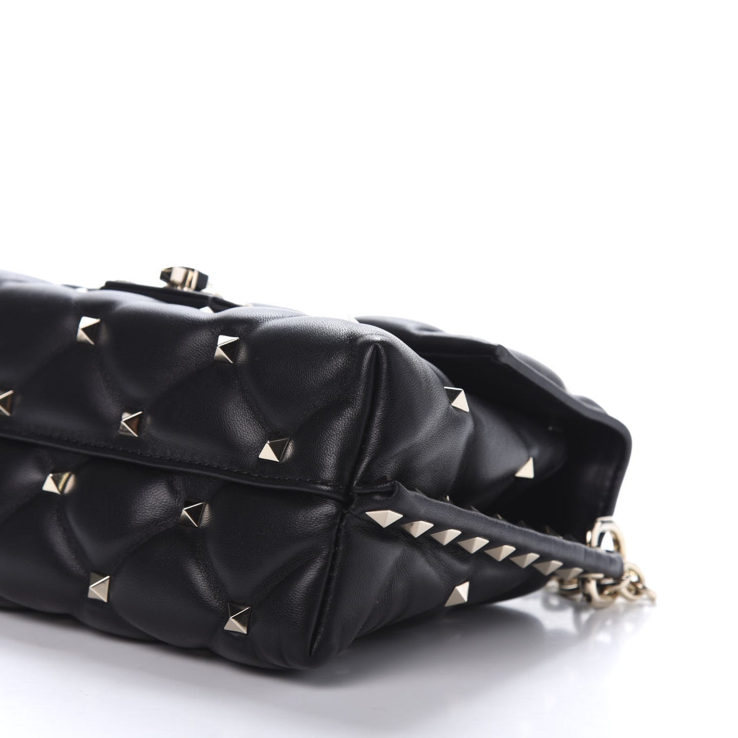 Nappa Small Candystud Crossbody Black