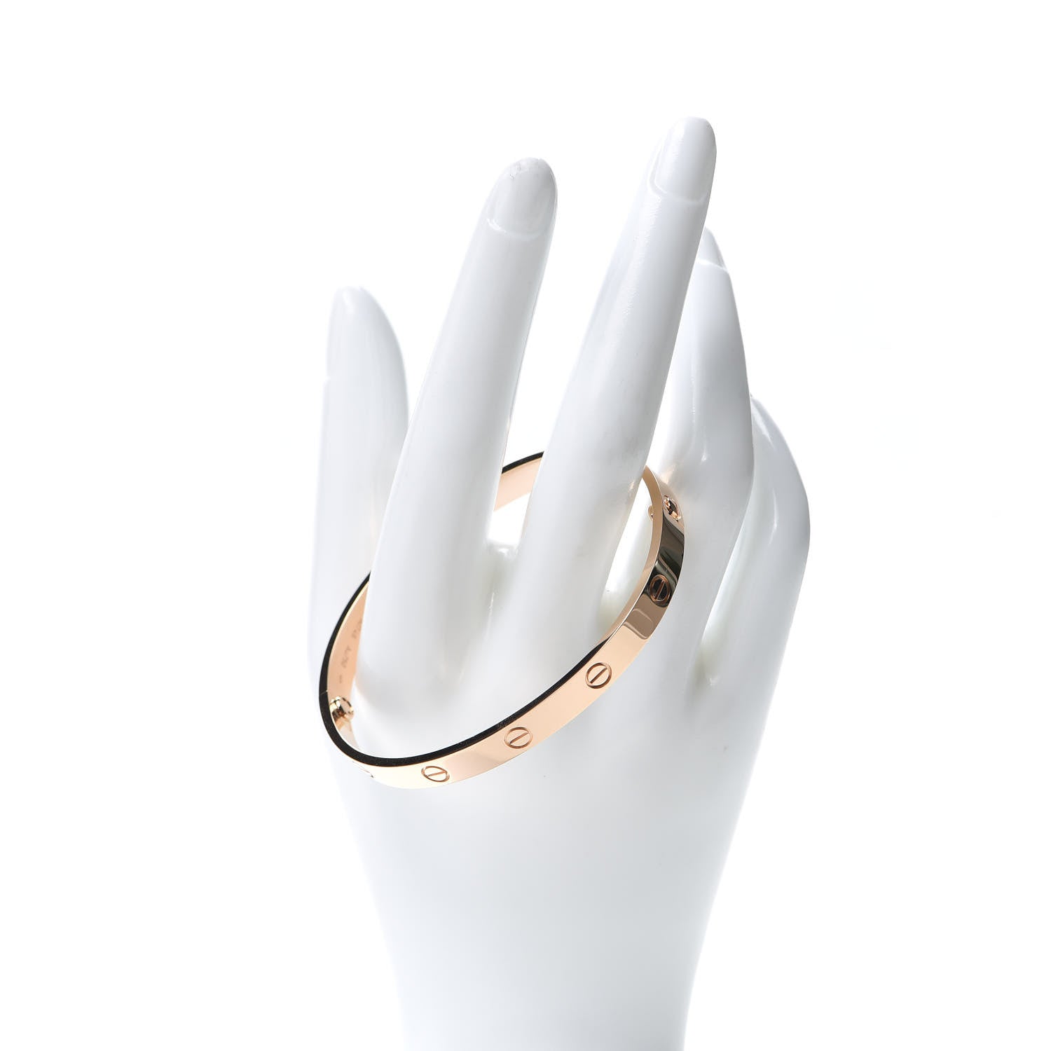 Cartier 18K Pink Gold LOVE Bracelet 19 2 of 7