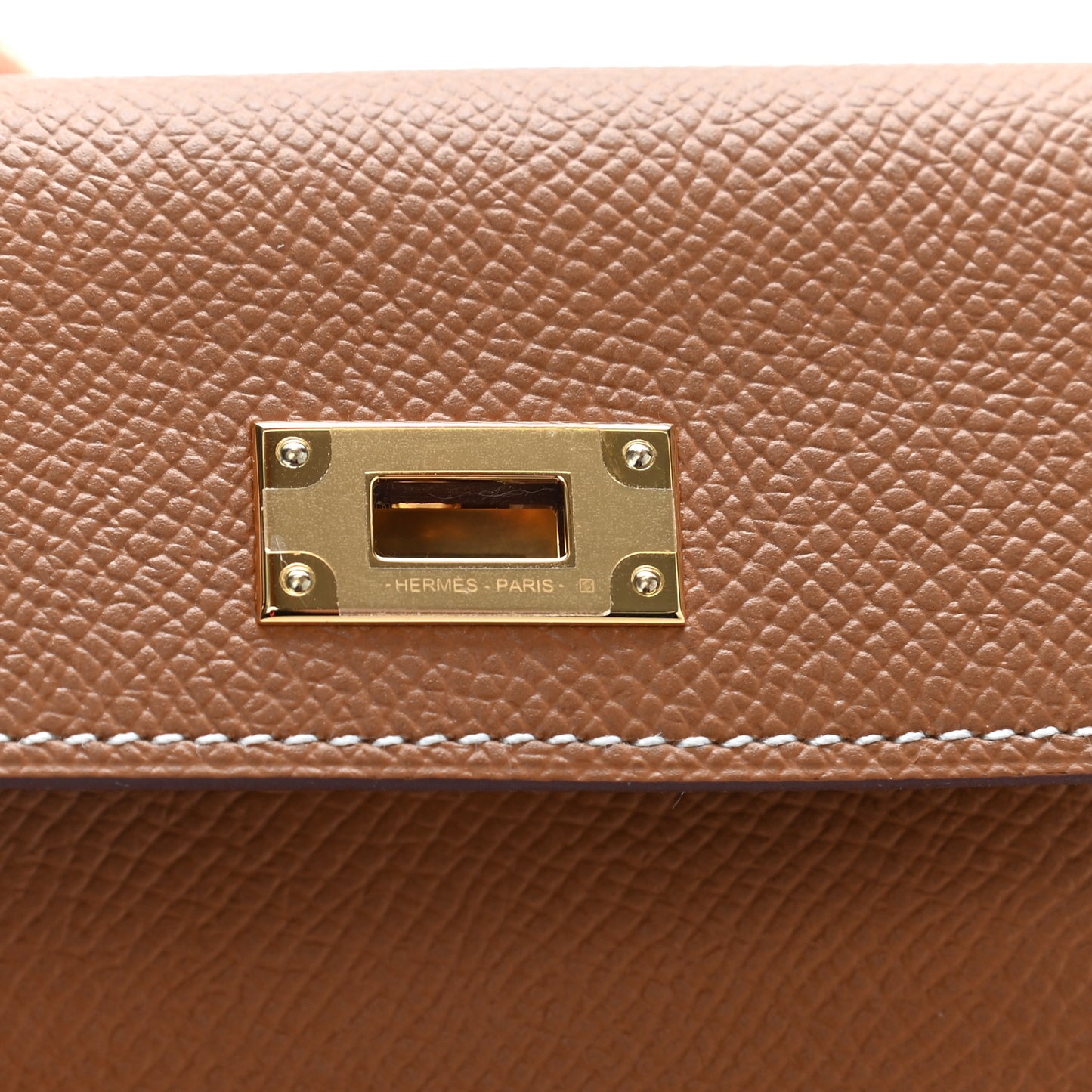 Epsom Kelly Pocket Compact Wallet Gold