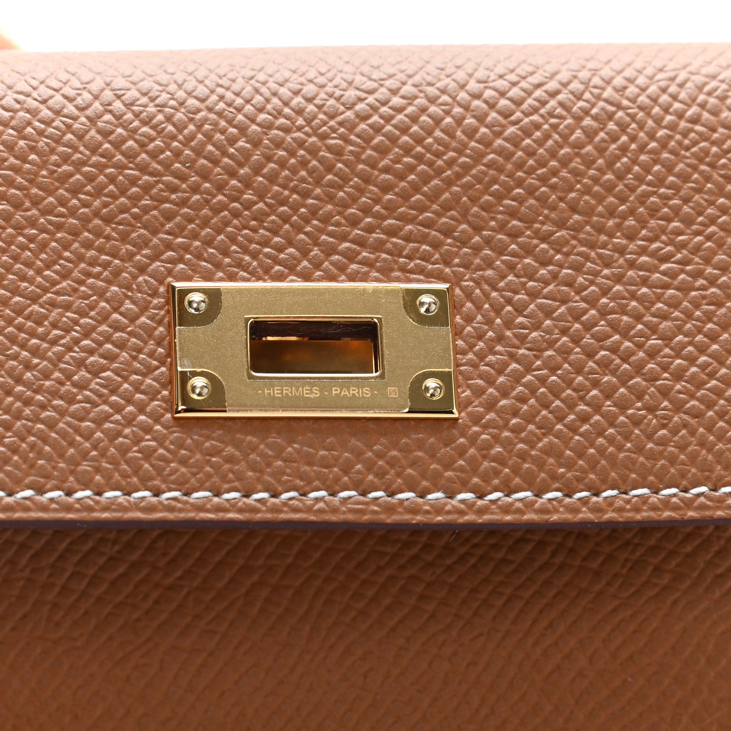Hermes Epsom Kelly Pocket Compact Wallet Gold 8 of 8