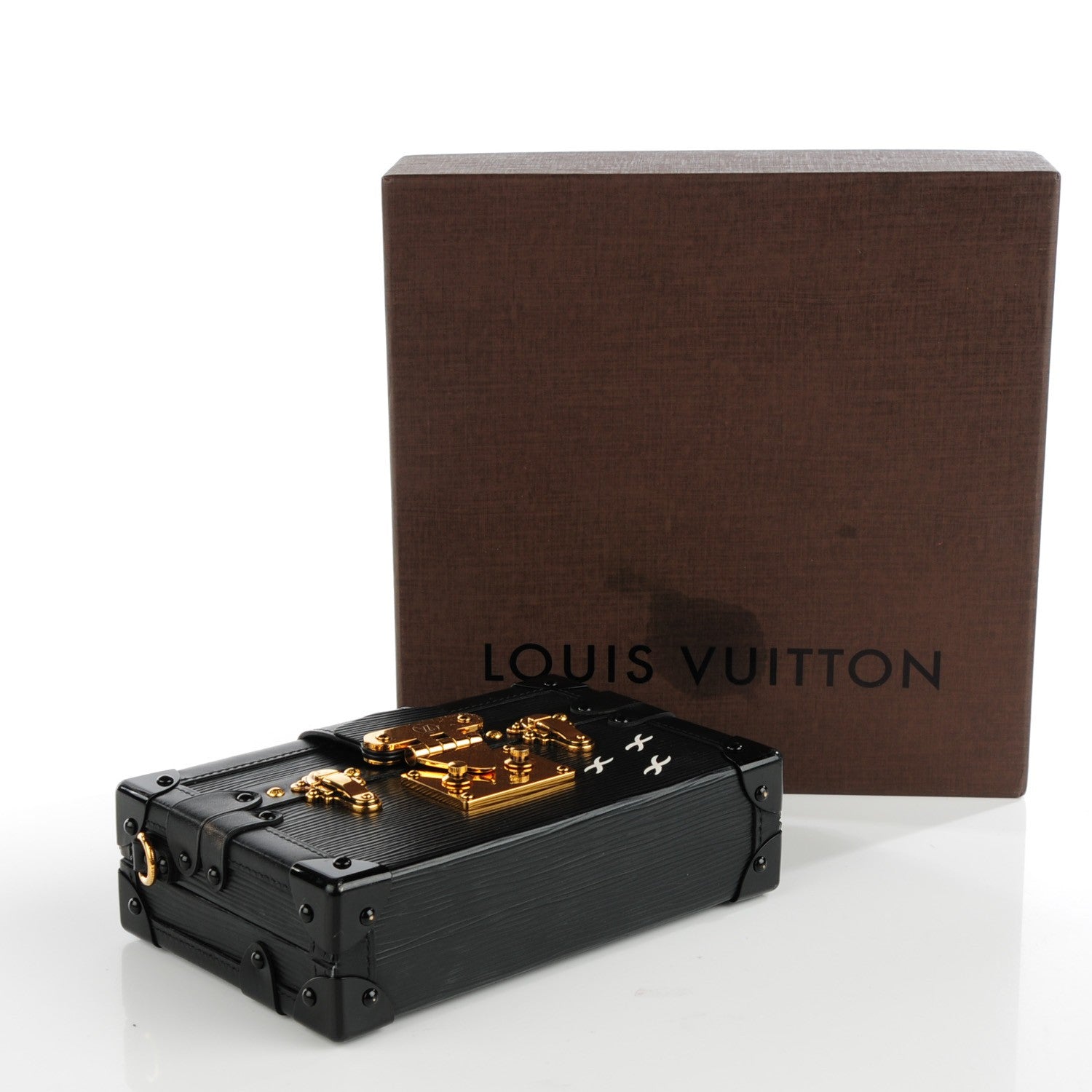 Louis Vuitton Epi Petite Malle Black 4 of 7