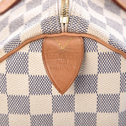 Louis Vuitton Damier Azur Speedy 30 6 of 9