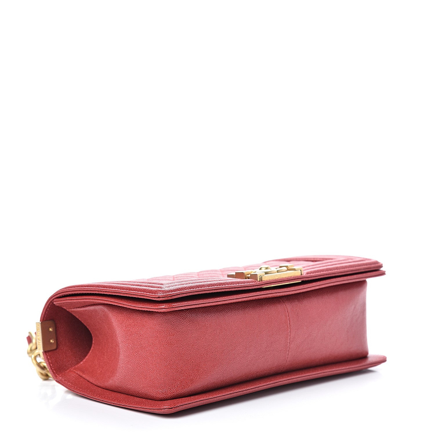 Chanel Caviar Quilted Medium Boy Flap Red 3 of 12
