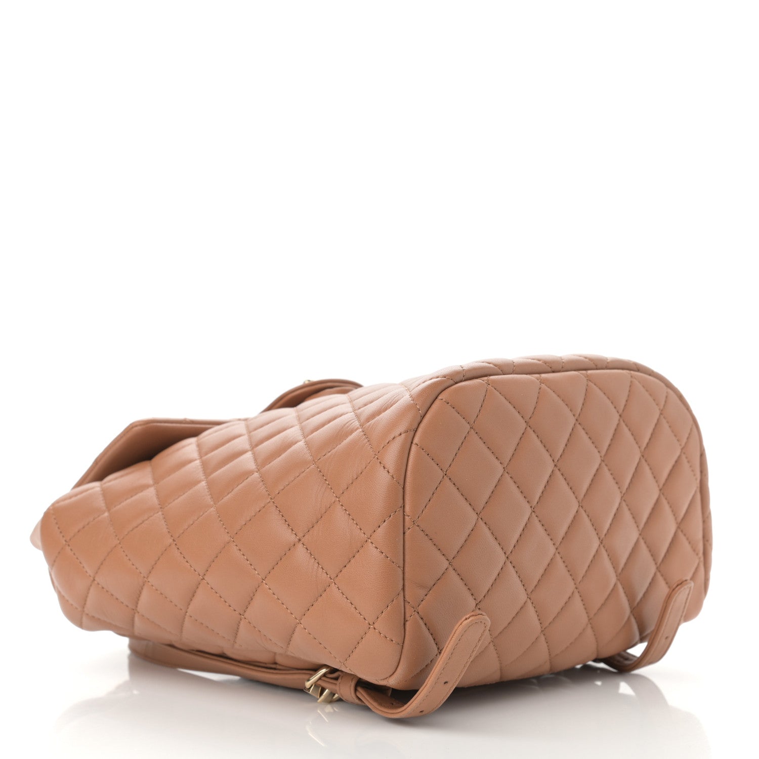 Chanel Lambskin Quilted Small Urban Spirit Backpack Brown 4 of 13