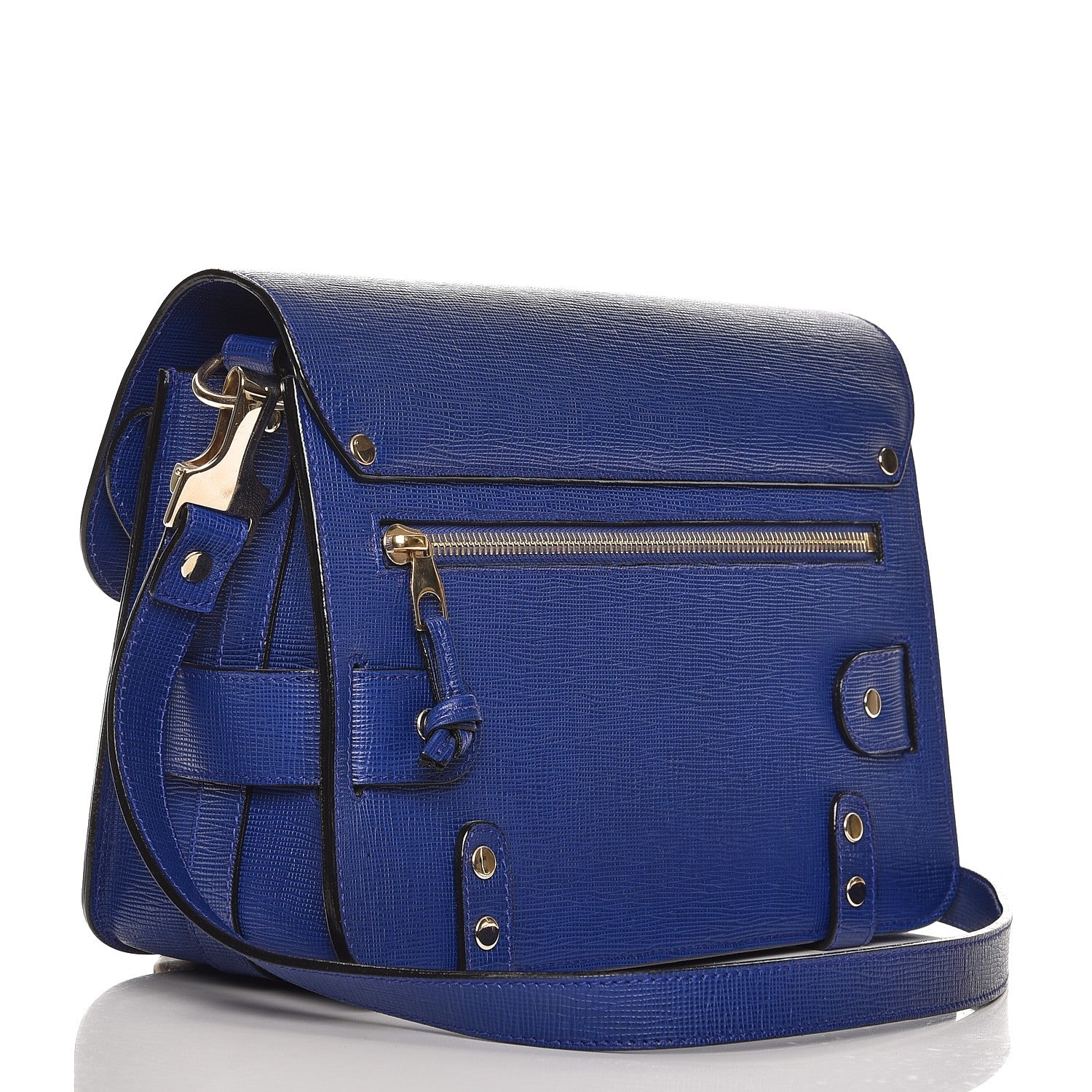 Proenza Schouler Linosa Calfskin PS11 Classic Shoulder Bag Ultramarine 3 of 7
