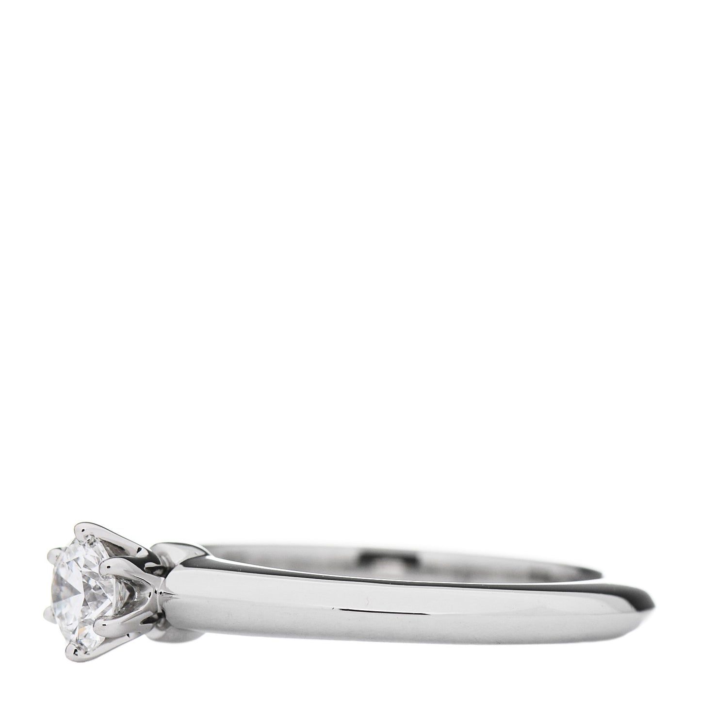 Platinum Diamond .27ct Solitaire Engagement Ring 49 5