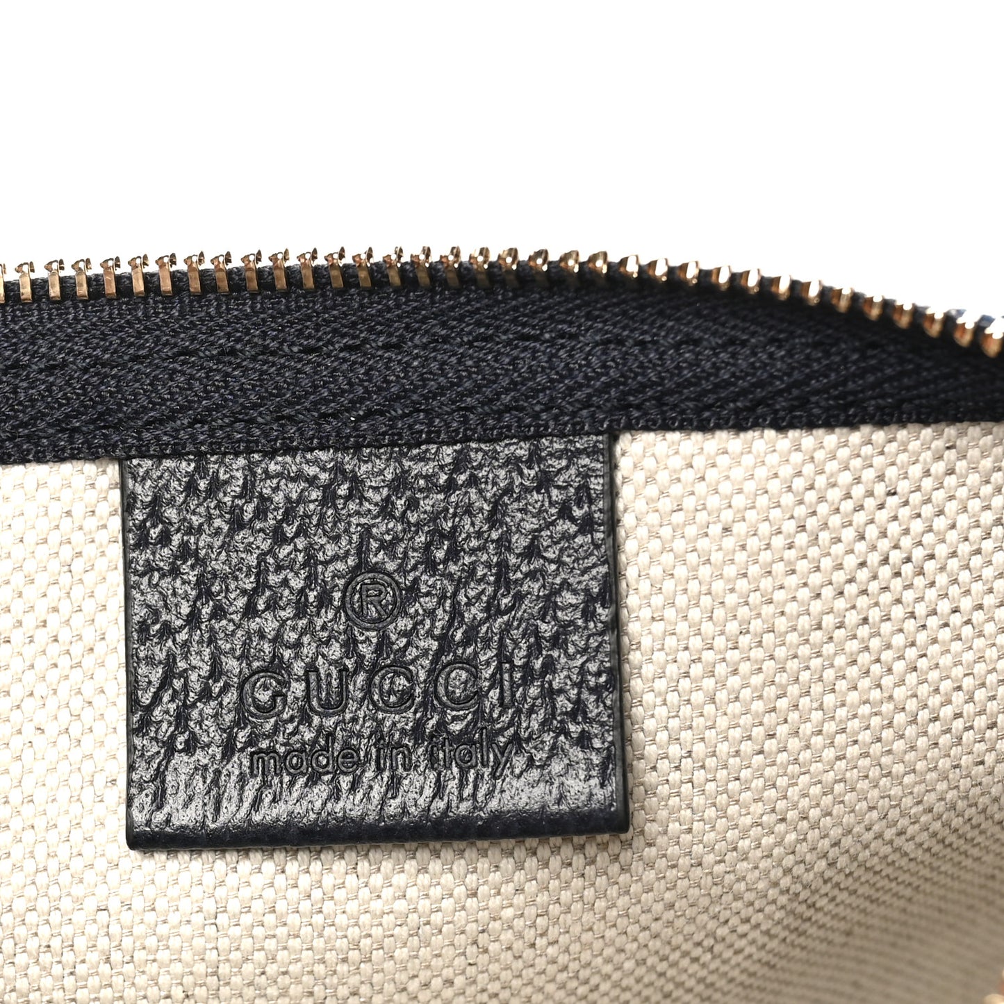 GG Monogram Denim Small Giglio Tote Blue White