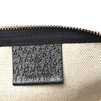 Gucci GG Monogram Denim Small Giglio Tote Blue White 8 of 11