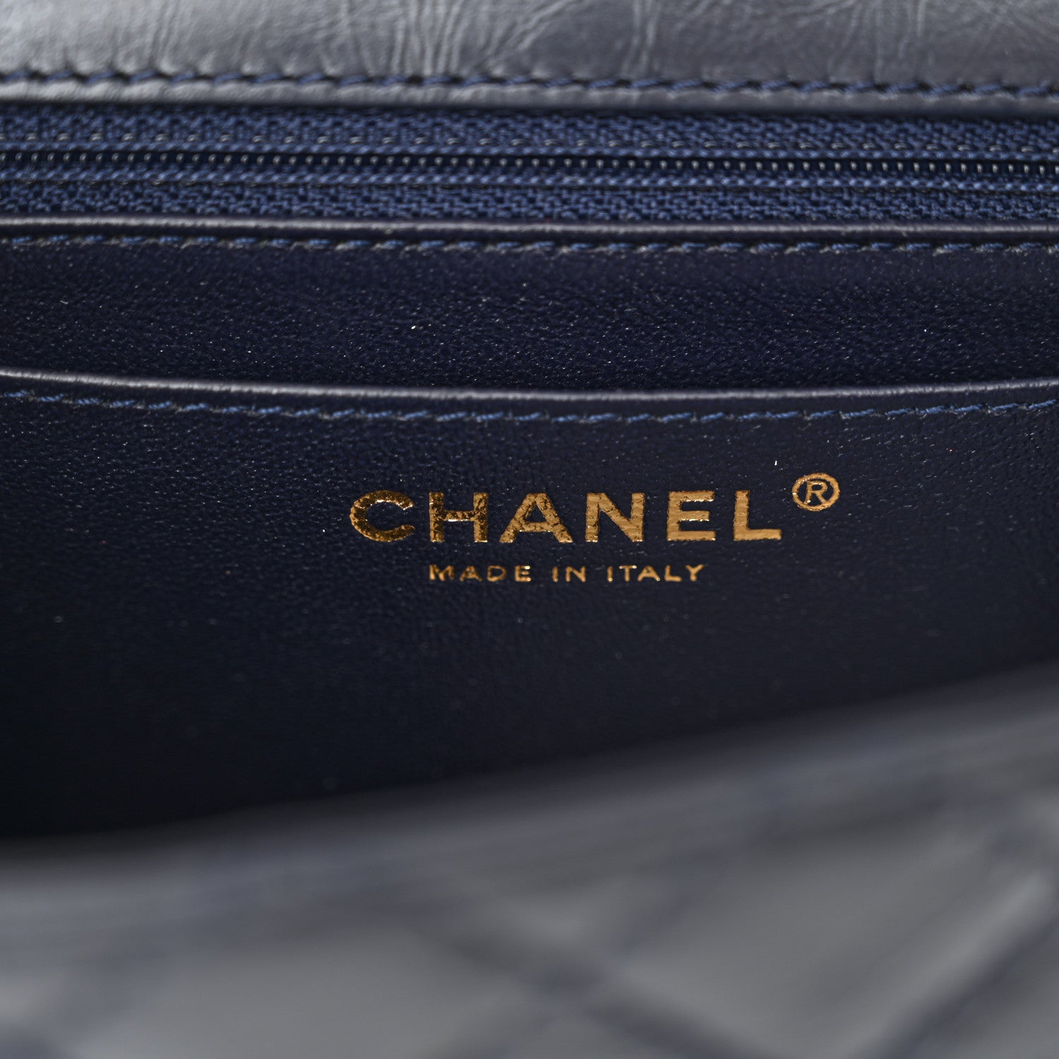 Chanel Aged Calfskin Quilted 2.55 Reissue Mini Flap Navy 6 of 10