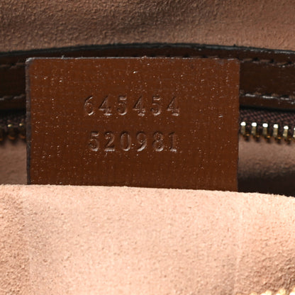 Gucci GG Supreme Monogram Small Horsebit 1955 Shoulder Bag Beige Brown Sugar 7 of 22