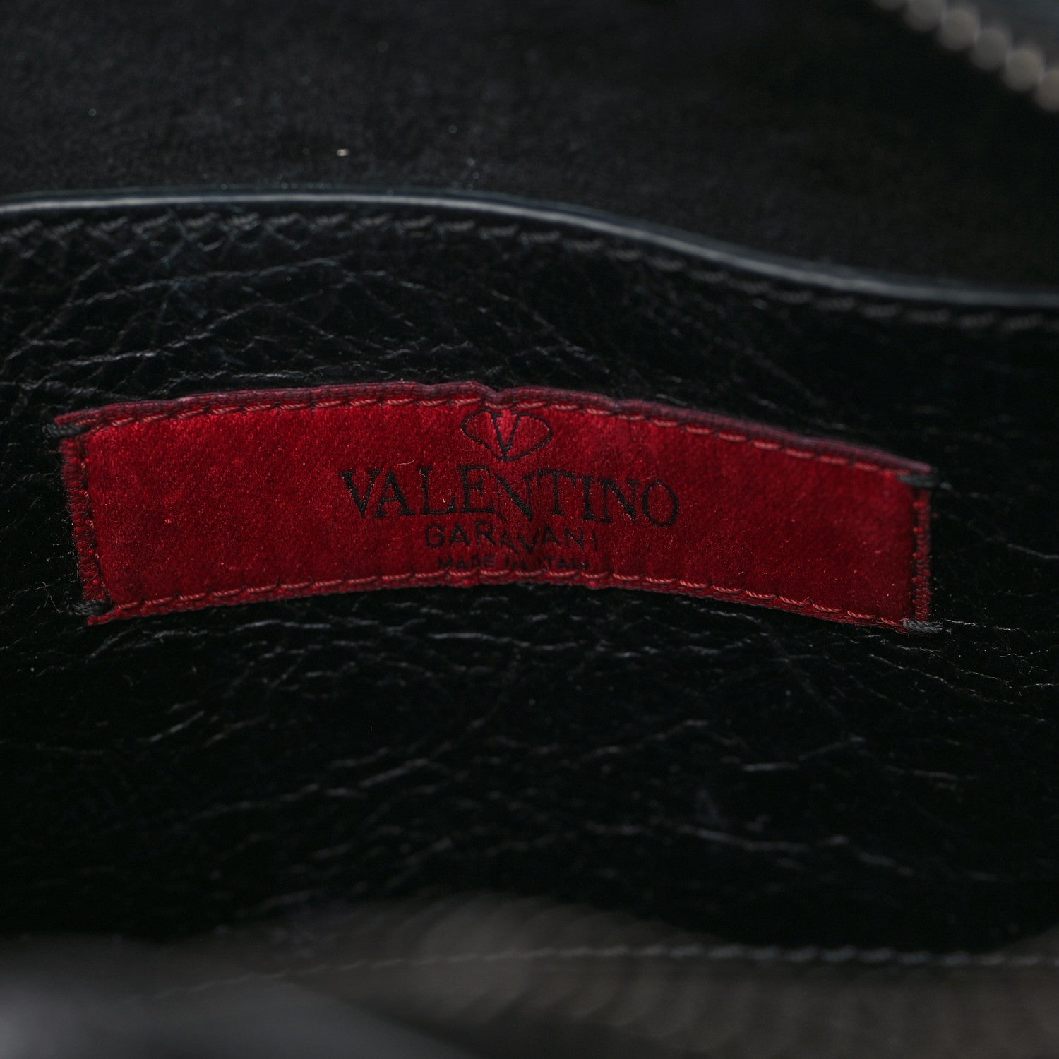 Valentino Garavani Craquele Nappa Rockstud Crystal Punk Heart Camera Crossbody Bag Black 5 of 6