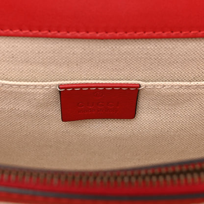 Gucci Calfskin Bamboo Web Medium Dionysus Top Handle Bag Red White Blue 6 of 10