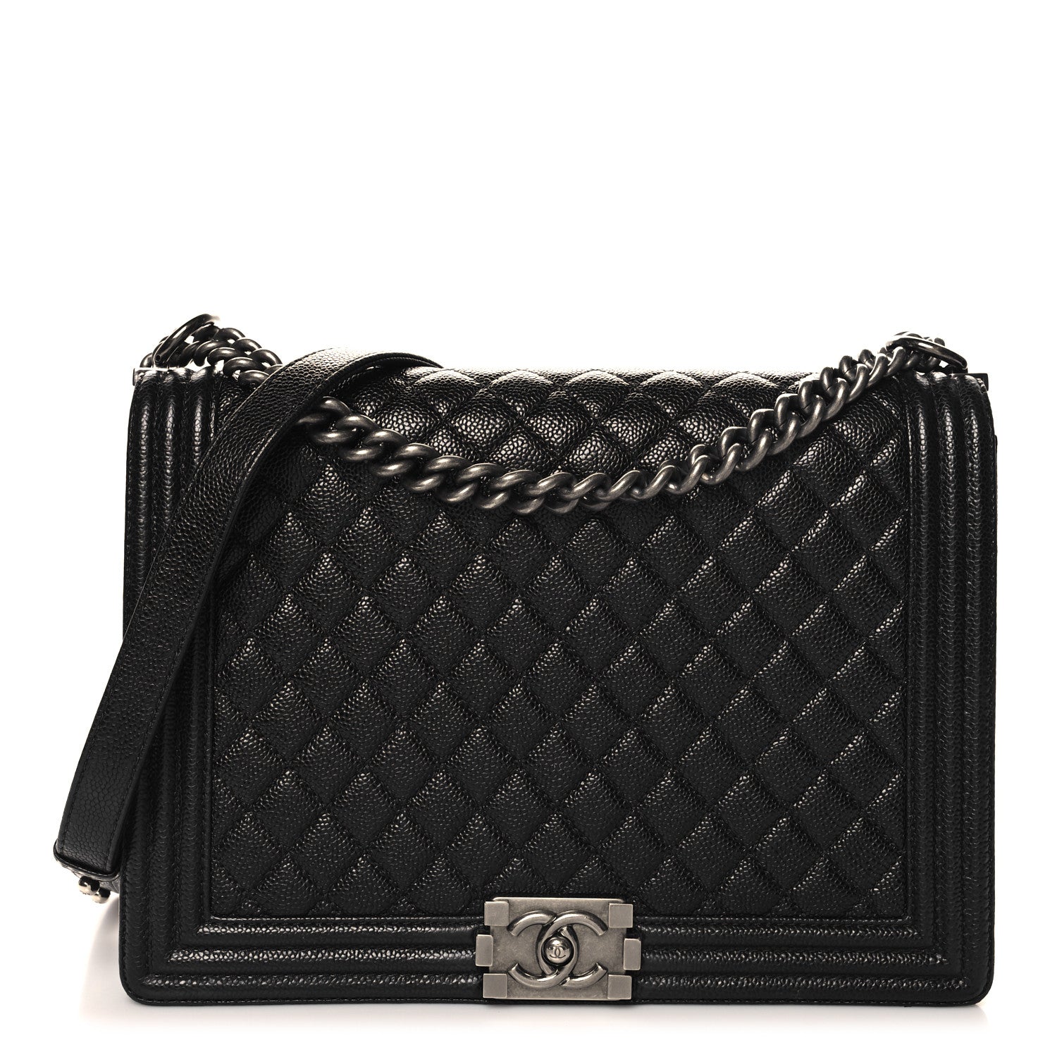 Chanel Caviar Quilted Large Boy Flap Black 1 of 10