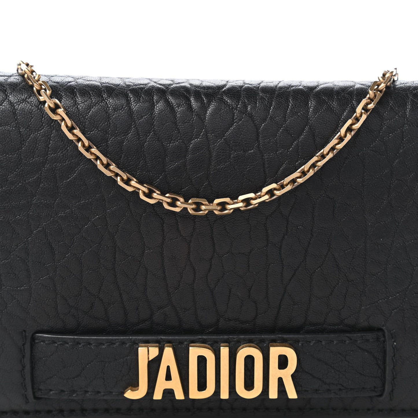 Canyon Grained Lambskin Dio(r)evolution Flap Bag Black