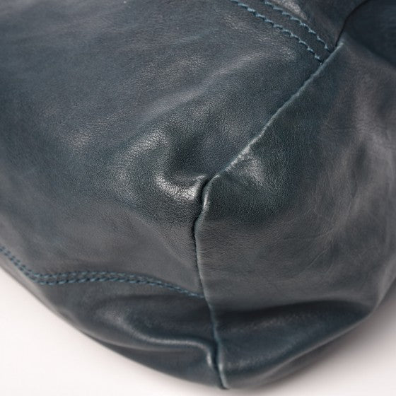 Calfskin Large Pandora Teal