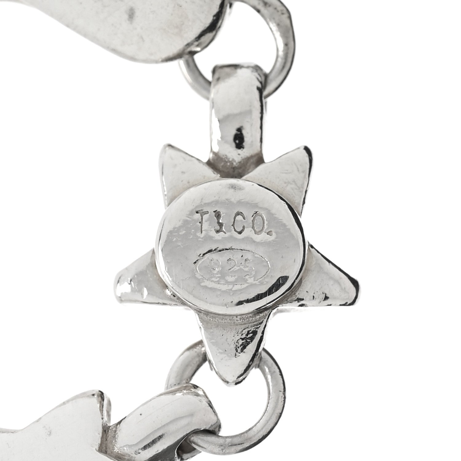 Tiffany Sterling Silver Chain of Stars Bracelet 3 of 3