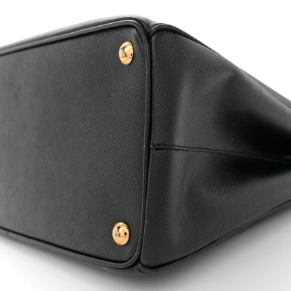 Prada Saffiano Lux Medium Galleria Double Zip Tote Black 10 of 15