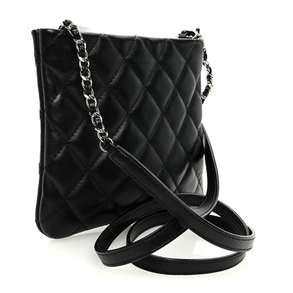 Chanel Lambskin Quilted Crossbody Bag Black 2 of 9