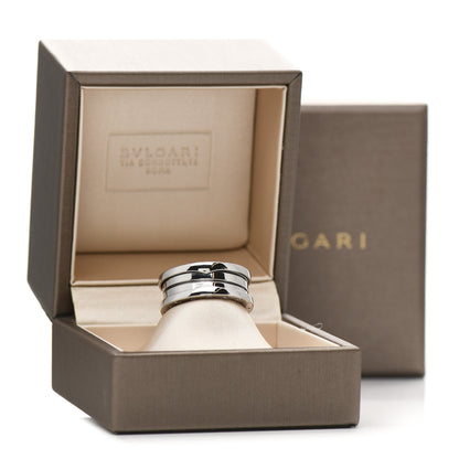 Bulgari 18K White Gold B.Zero1 Three-Band Ring 55 7.25 6 of 6