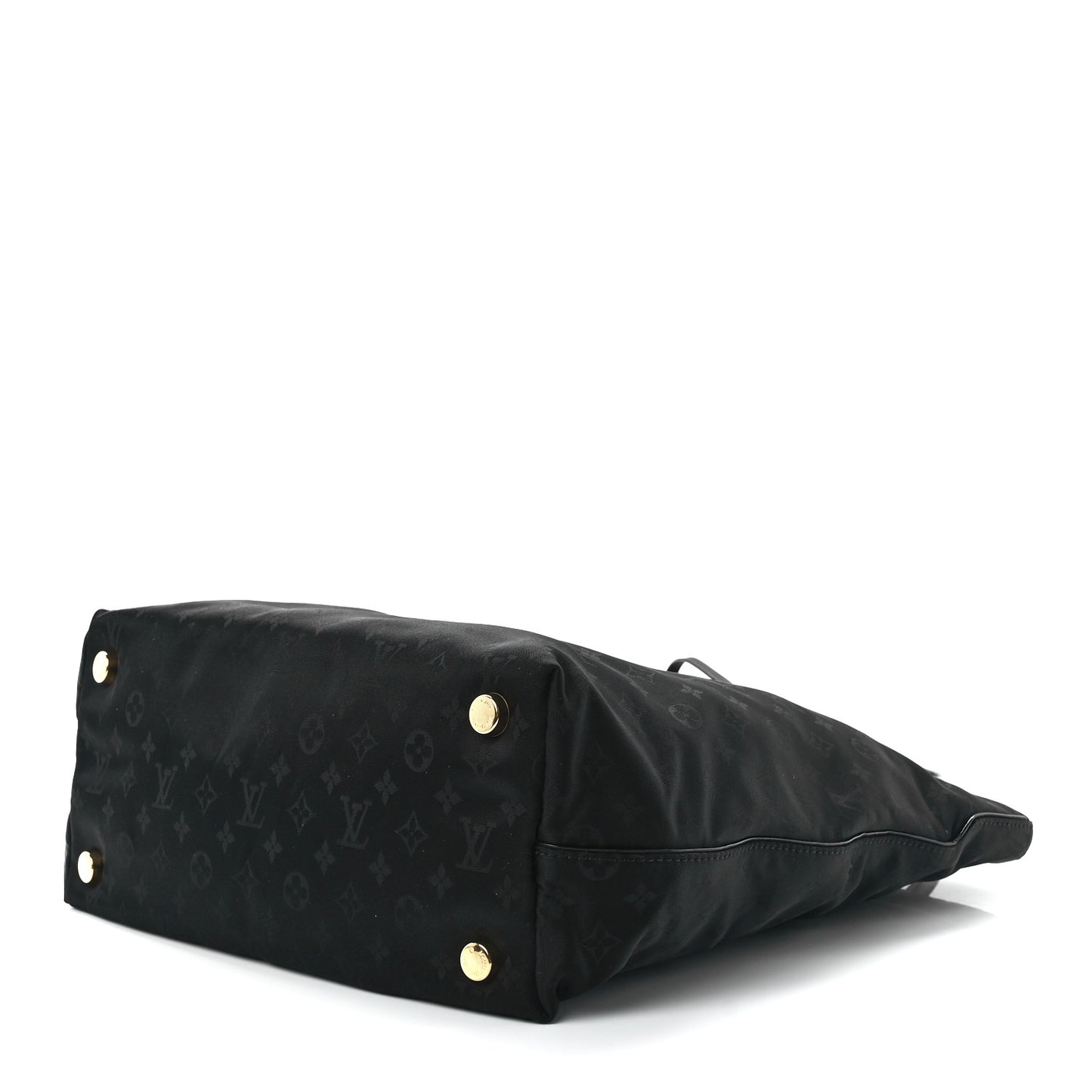 Monogram Nylon Desire Lockit Vertical MM Black