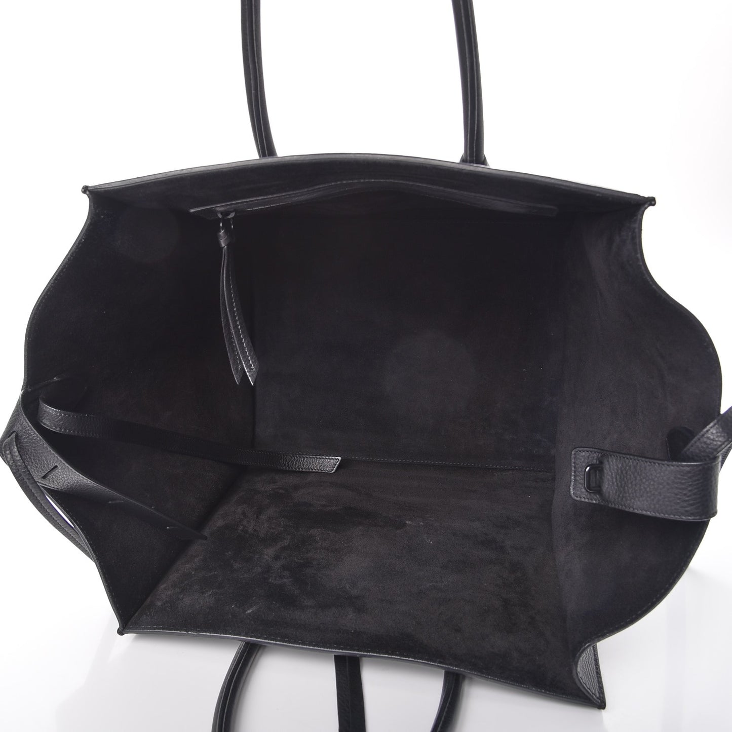 Supple Calfskin Medium Phantom Luggage Black