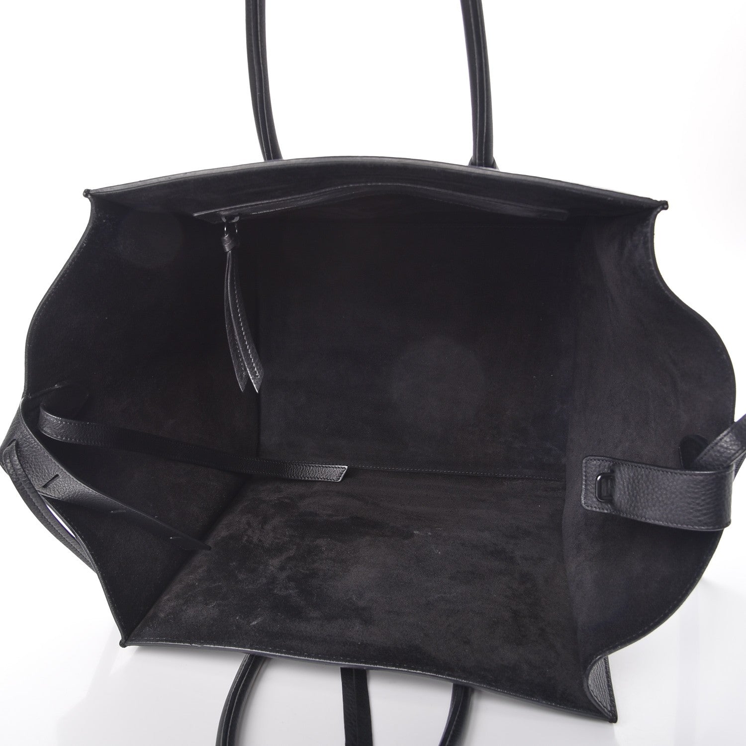 Celine Supple Calfskin Medium Phantom Luggage Black 5 of 13