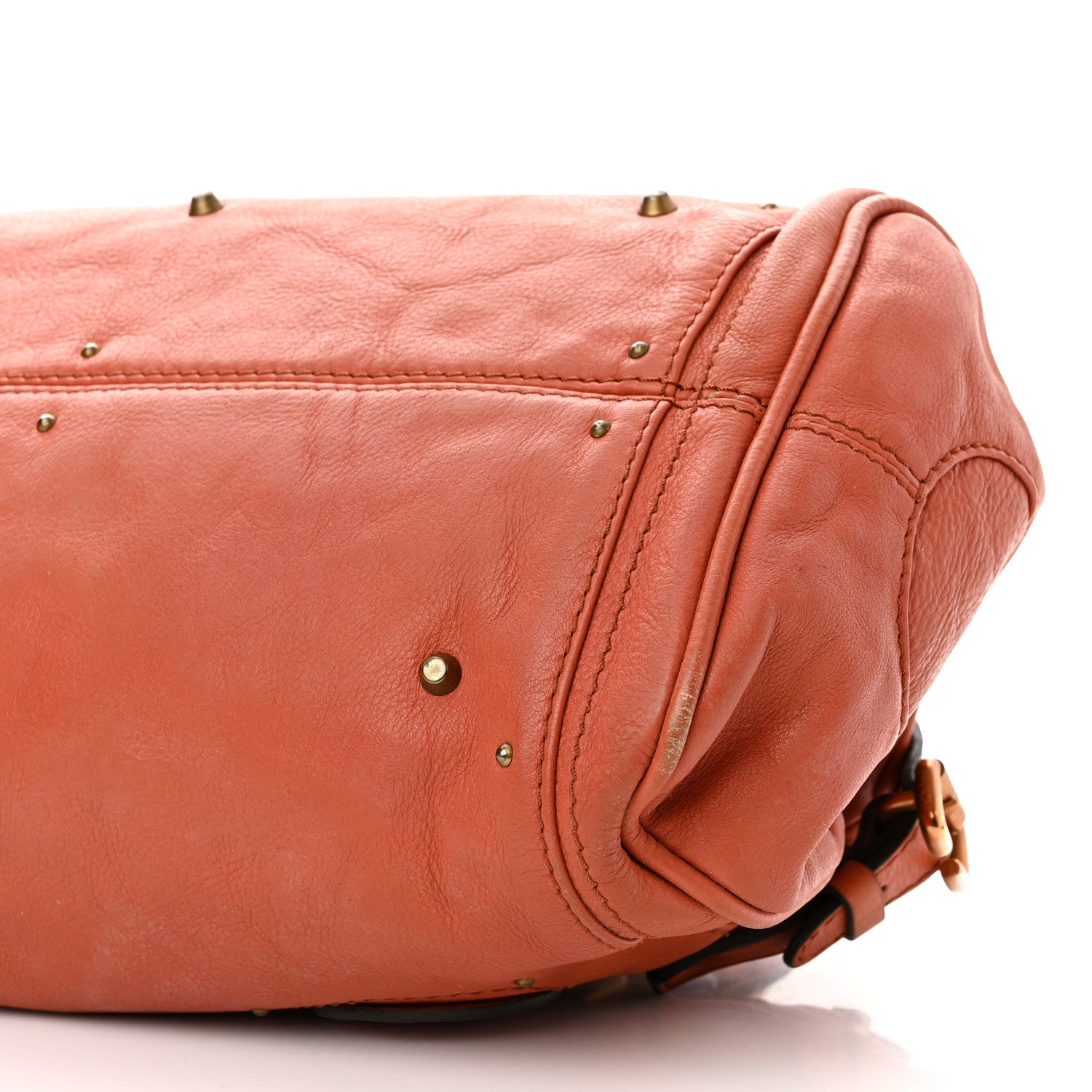Chloe Calfskin Medium Paddington Satchel Whiskey 9 of 13