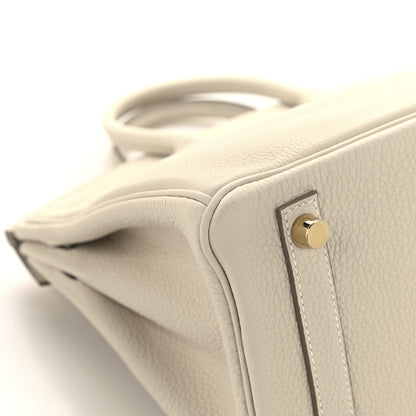 Hermes Togo Birkin 25 Craie 11 of 13
