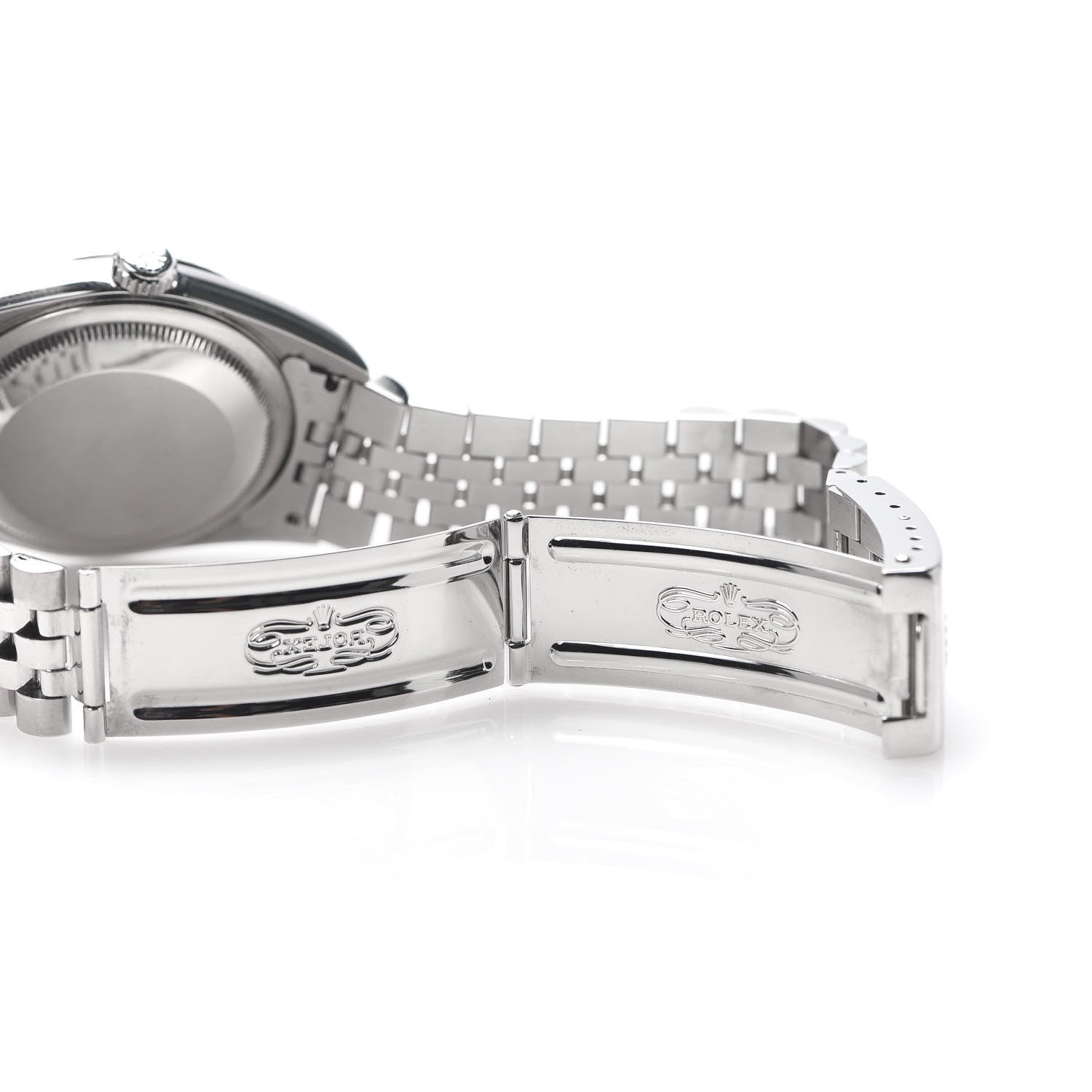 Rolex Stainless Steel 18K White Gold Diamond 36mm Oyster Perpetual Datejust Watch Sodalite 16234 6 of 7