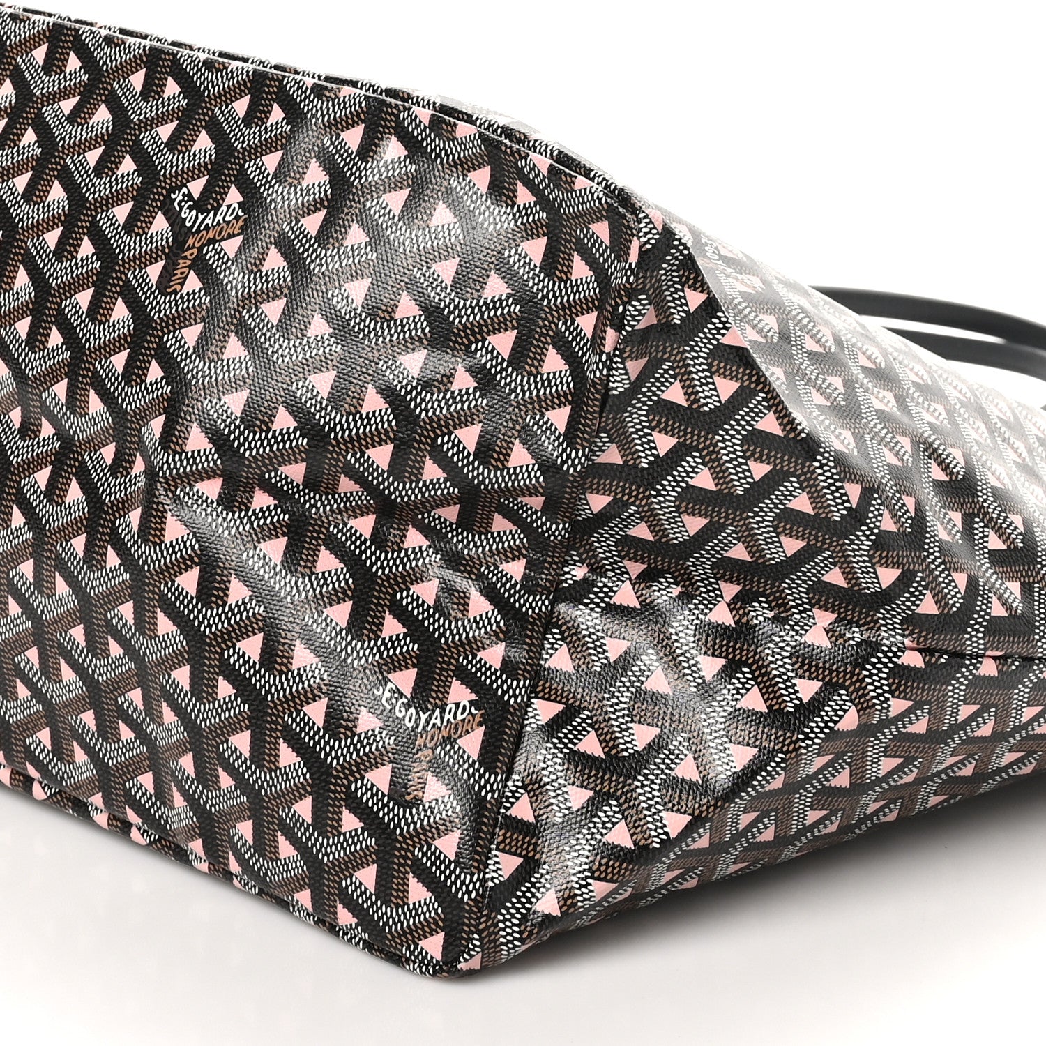 Goyard Goyardine Saint Louis Claire Voie GM Black Pink 11 of 11