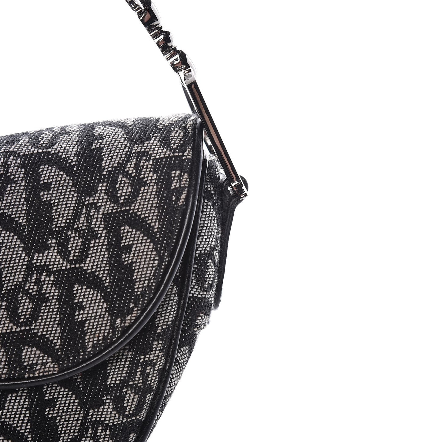 Monogram Saddle Bag Black